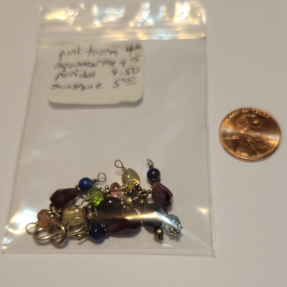 DESTASH gemstone charm dangles - Picture 3 of 3